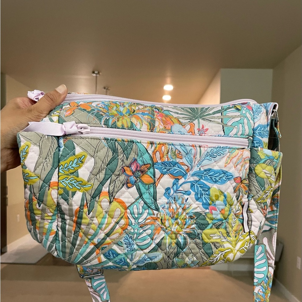 Vera Bradley Tropical Floral Crossbody Bag